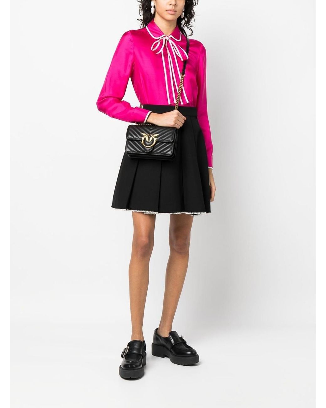 Pinko Black Love One Mini Bag