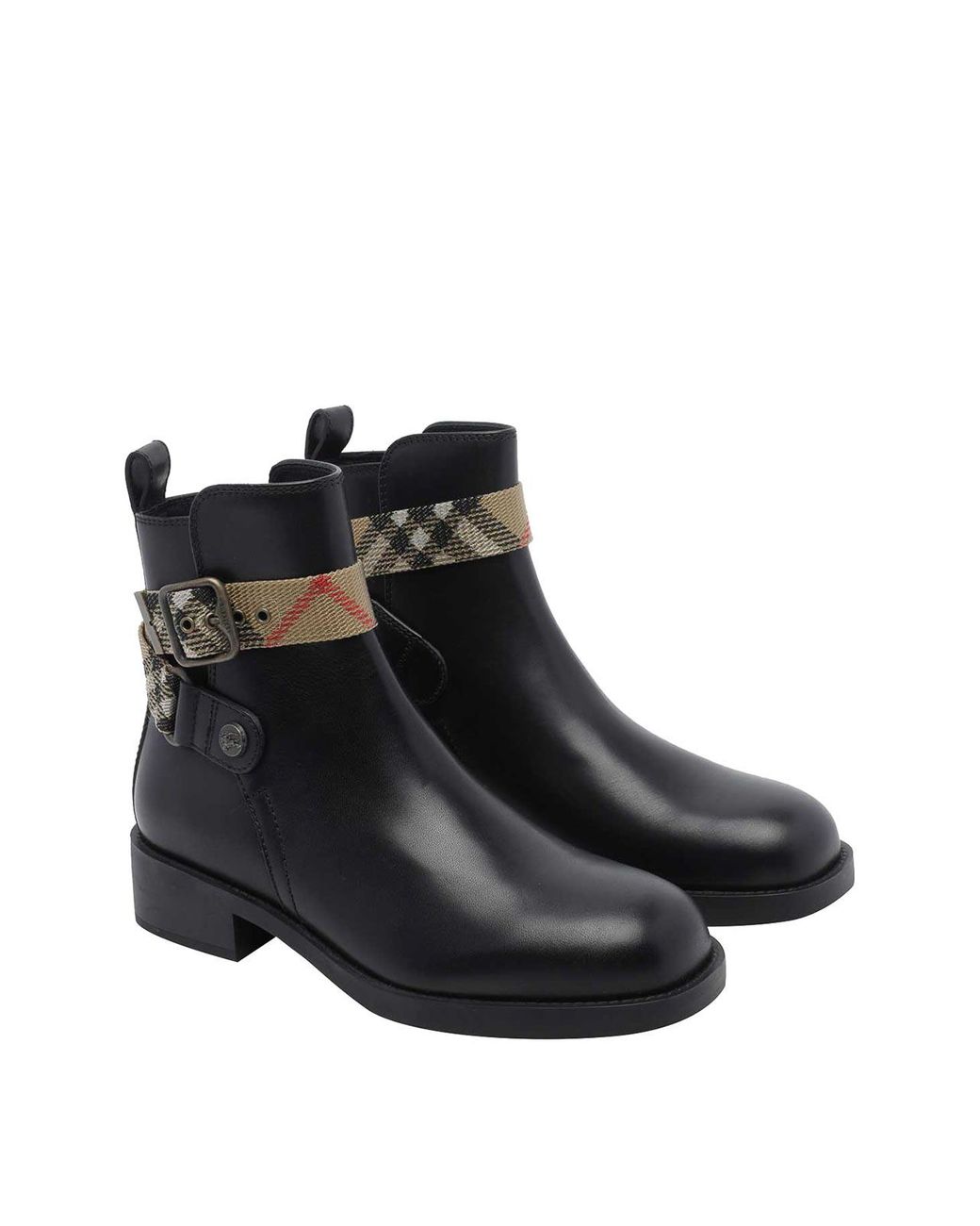 Botines Burberry de color Black
