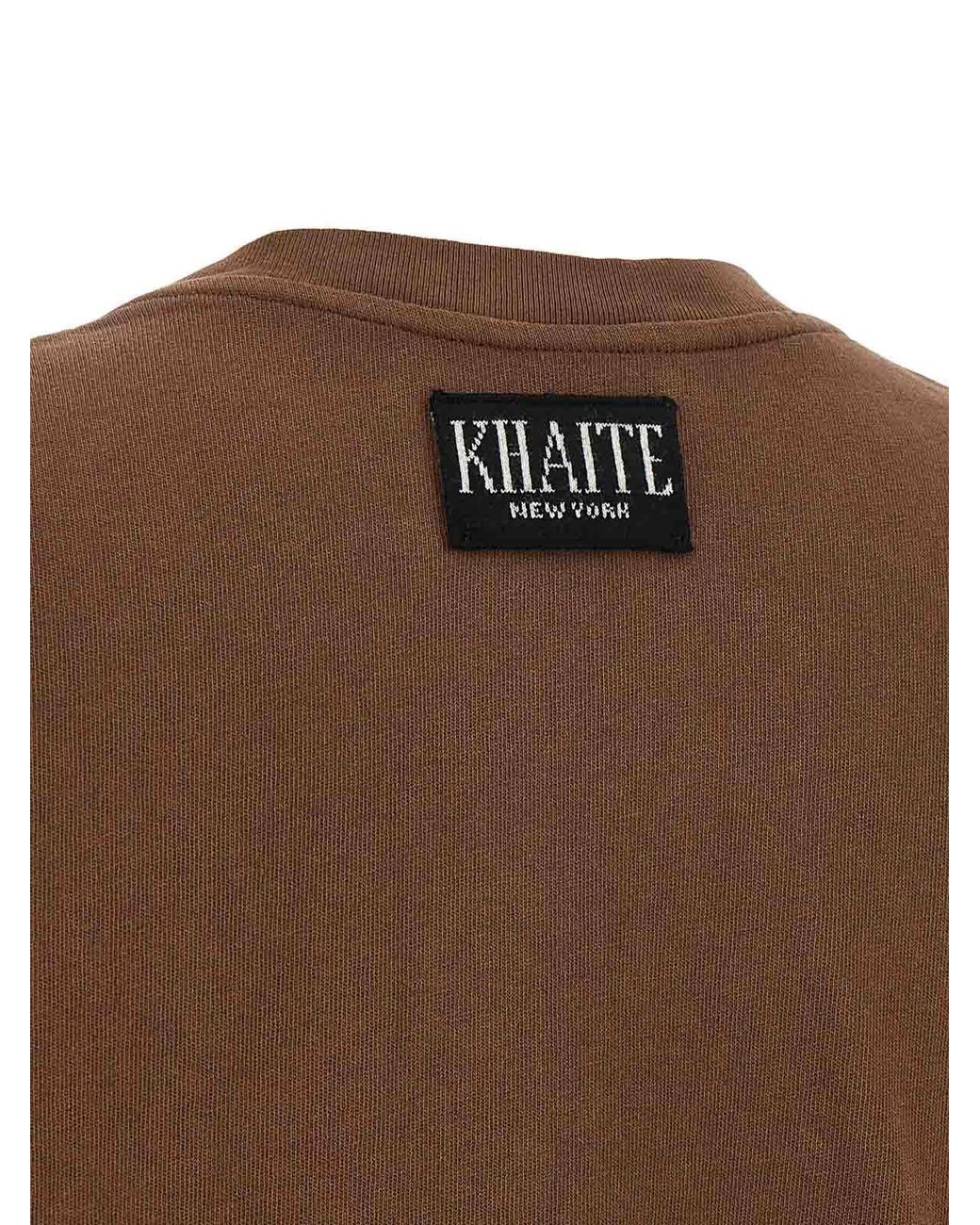 Khaite Brown T-Shirt