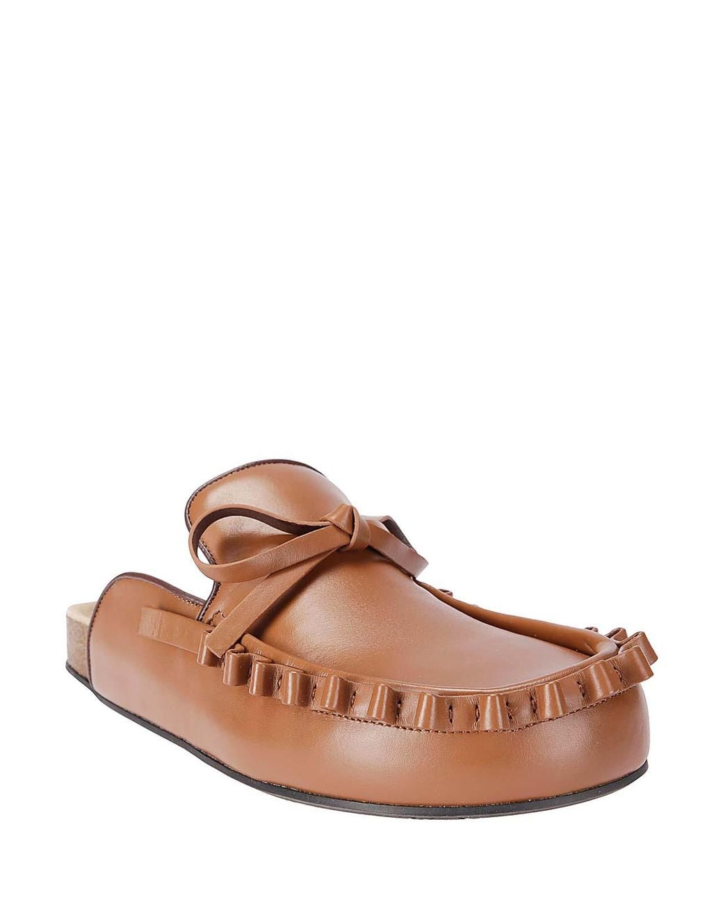 J.W. Anderson Brown Leather Loafers