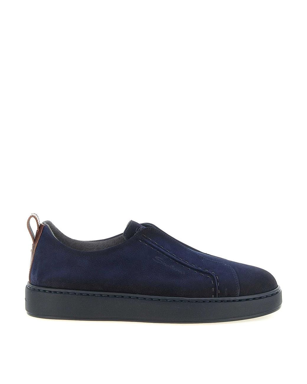 Santoni Blue Sneakers for men
