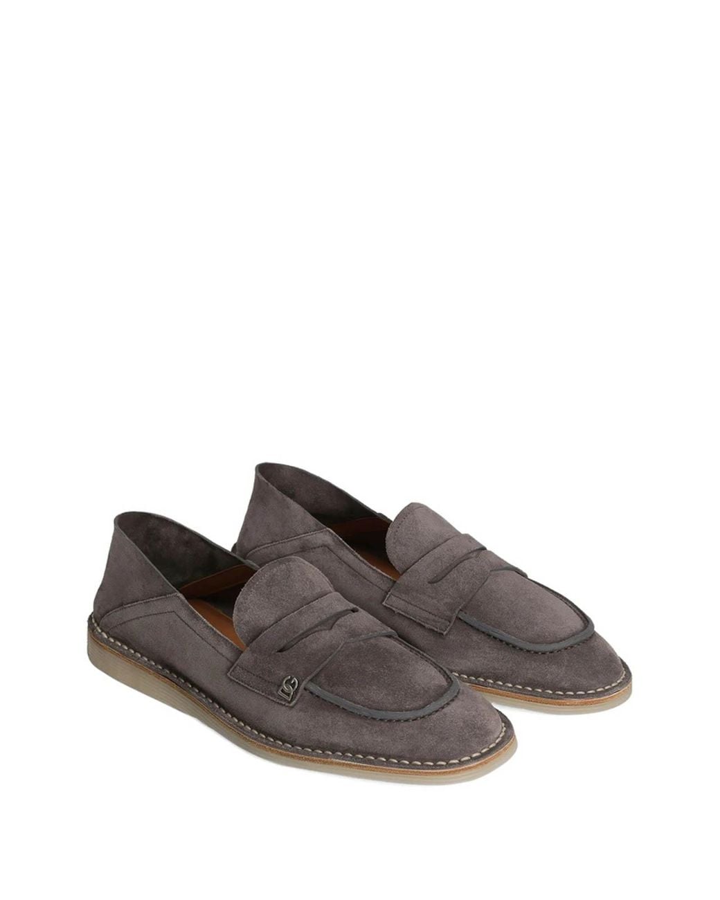 Dolce & Gabbana Gray Flats for men