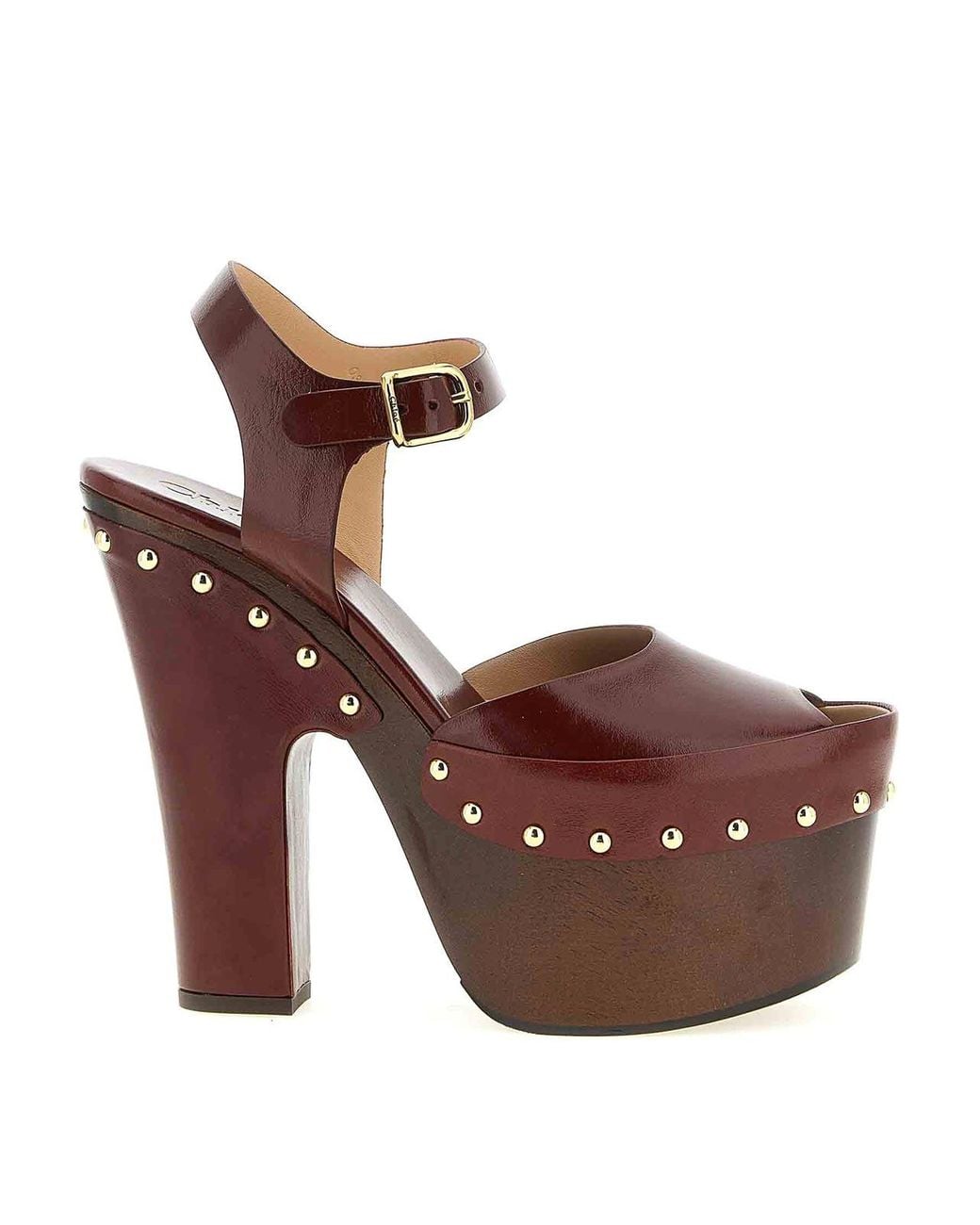 Chloé Brown Meret' Clog