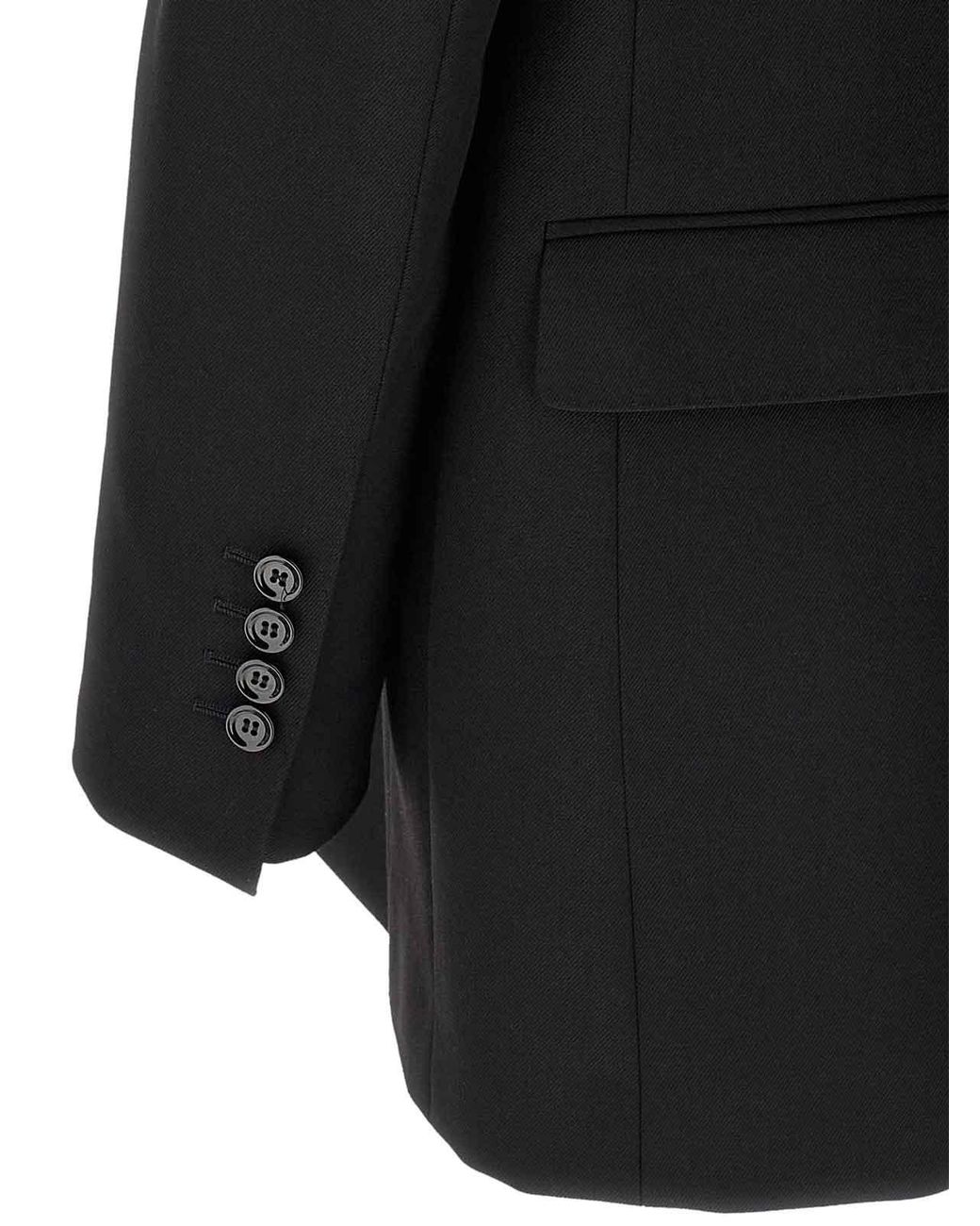 Dolce & Gabbana Black Duplex Blazer