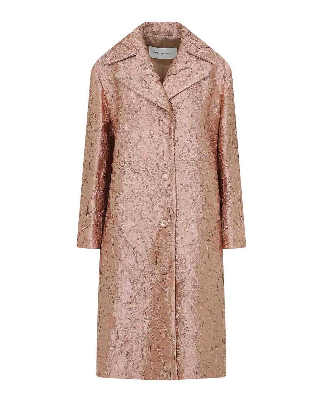 Dries Van Noten Natural Ricca Coat