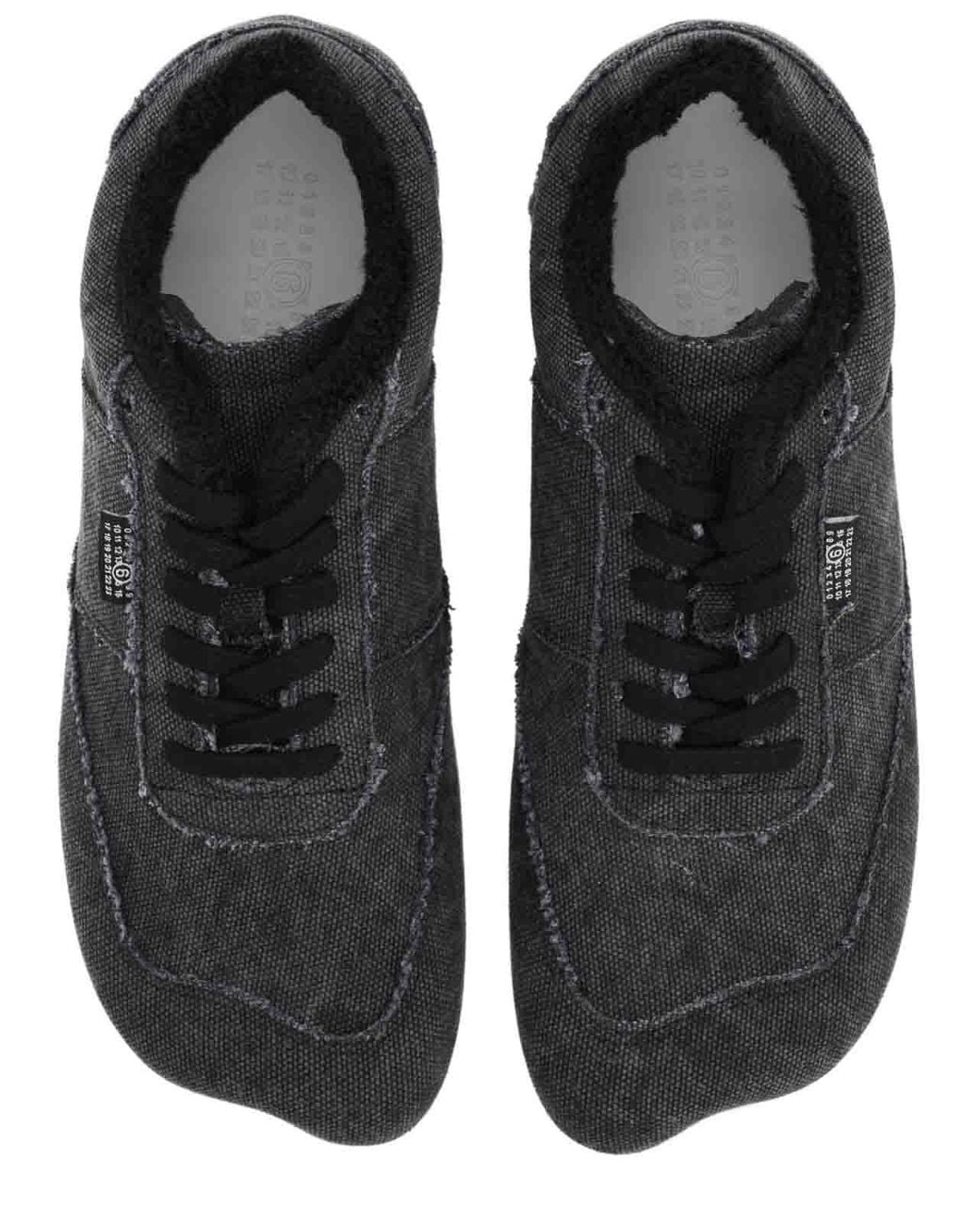 MM6 by Maison Margiela Gray Anatomical Canvas Sneaker for men
