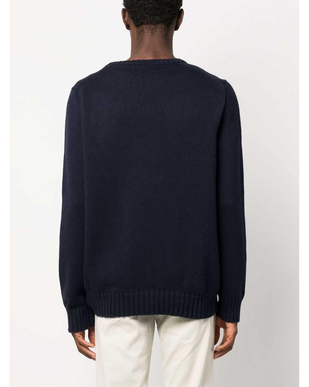 Polo Ralph Lauren Blue Round-Neck Knitwear for men