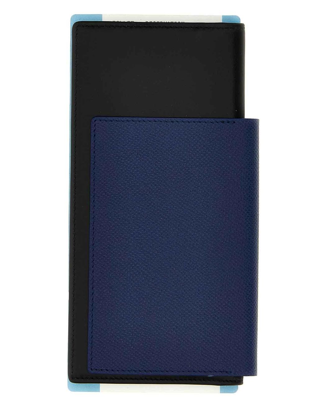 Balenciaga Blue Passport Lungo 1 Biglietto Wallet for men