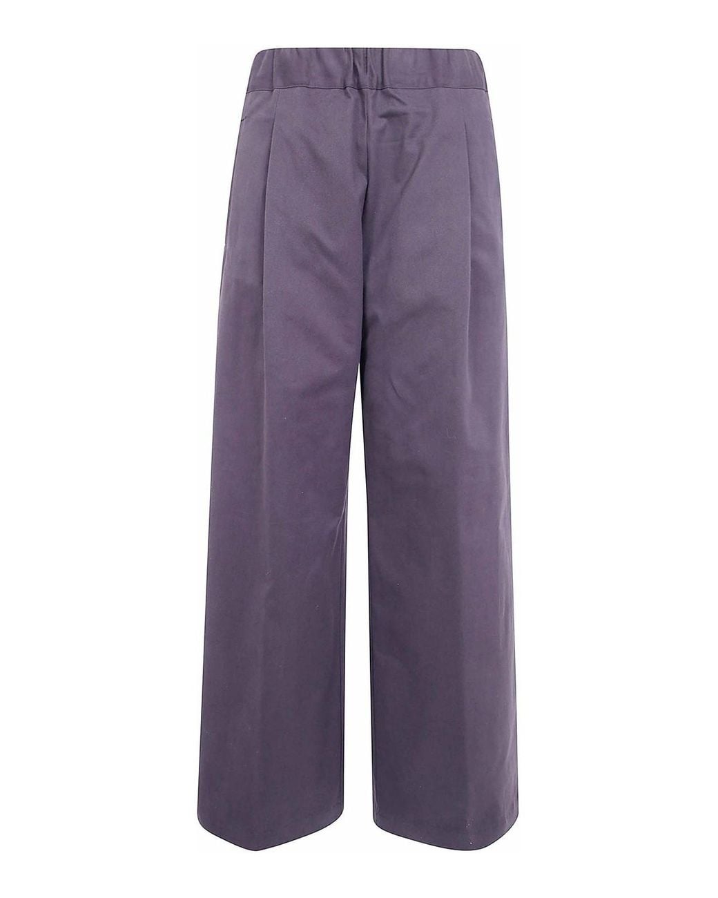 Semicouture Purple Johnny Wool Trousers