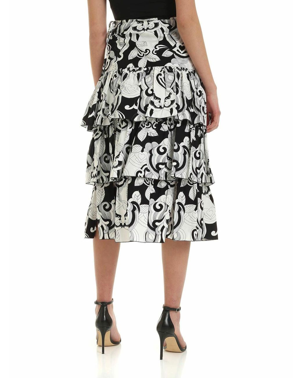 See By Chloé Black Ruffles Skirt