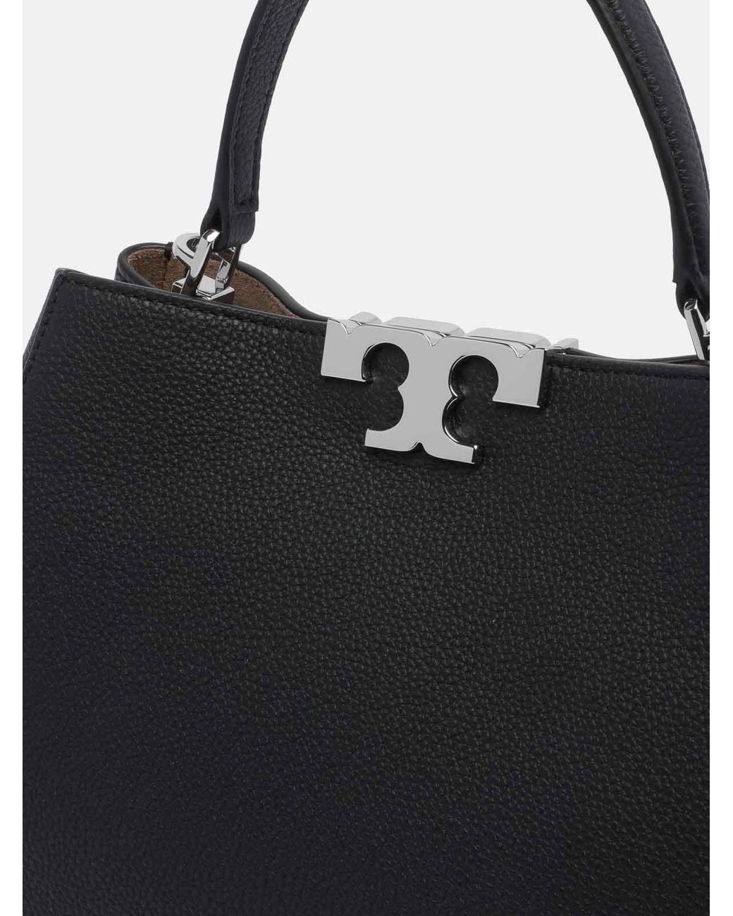 Tory Burch Black Medium Eleanor Satchel Bag