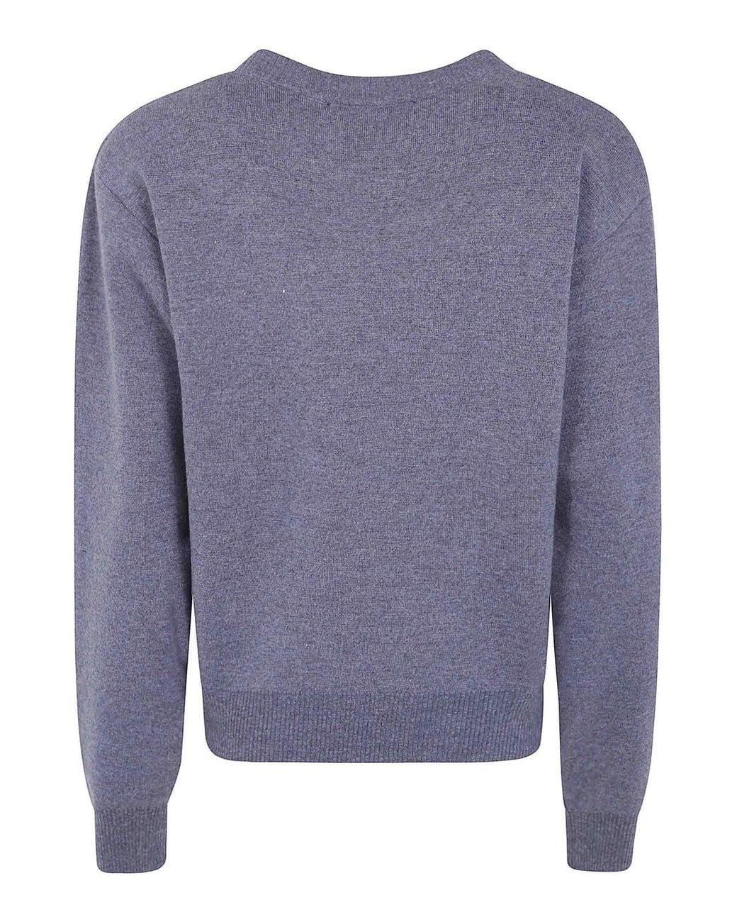 Rohe Blue Statement Shoulder Crewneck