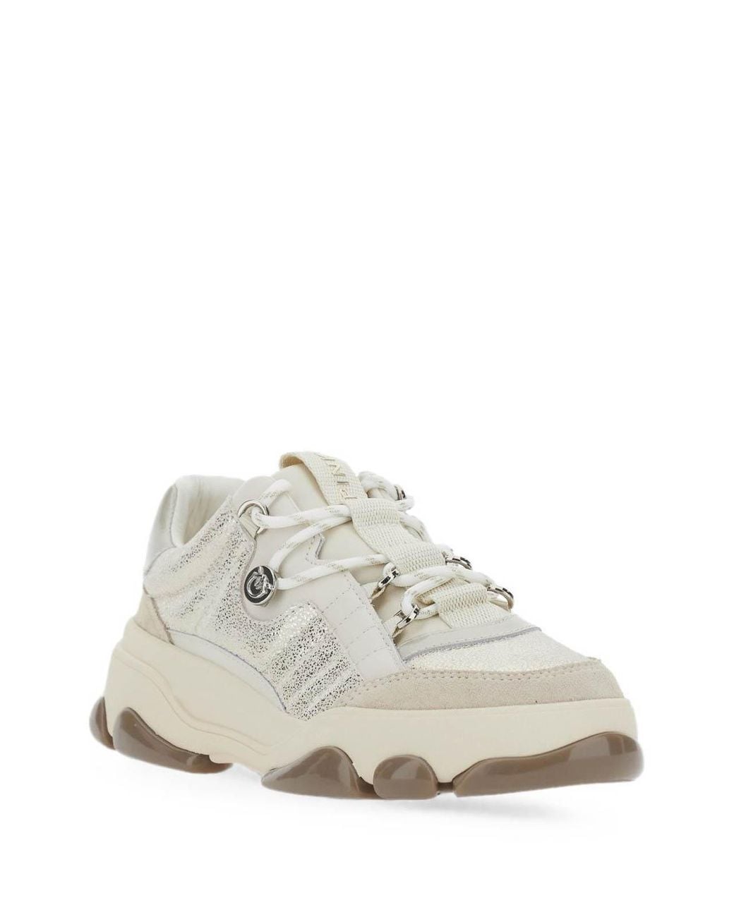 Pinko White Low-Top Sneakers