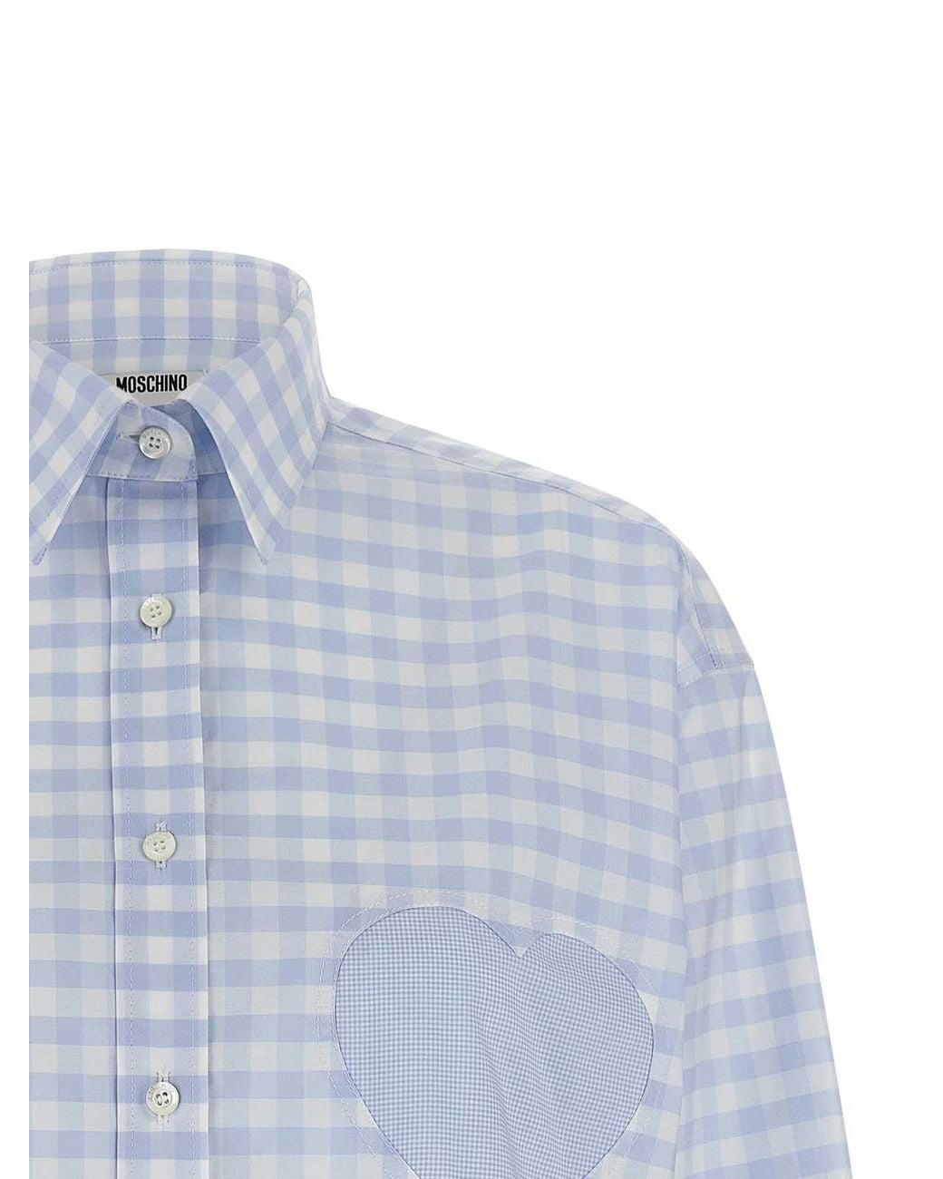 Moschino Blue Vichy Shirt