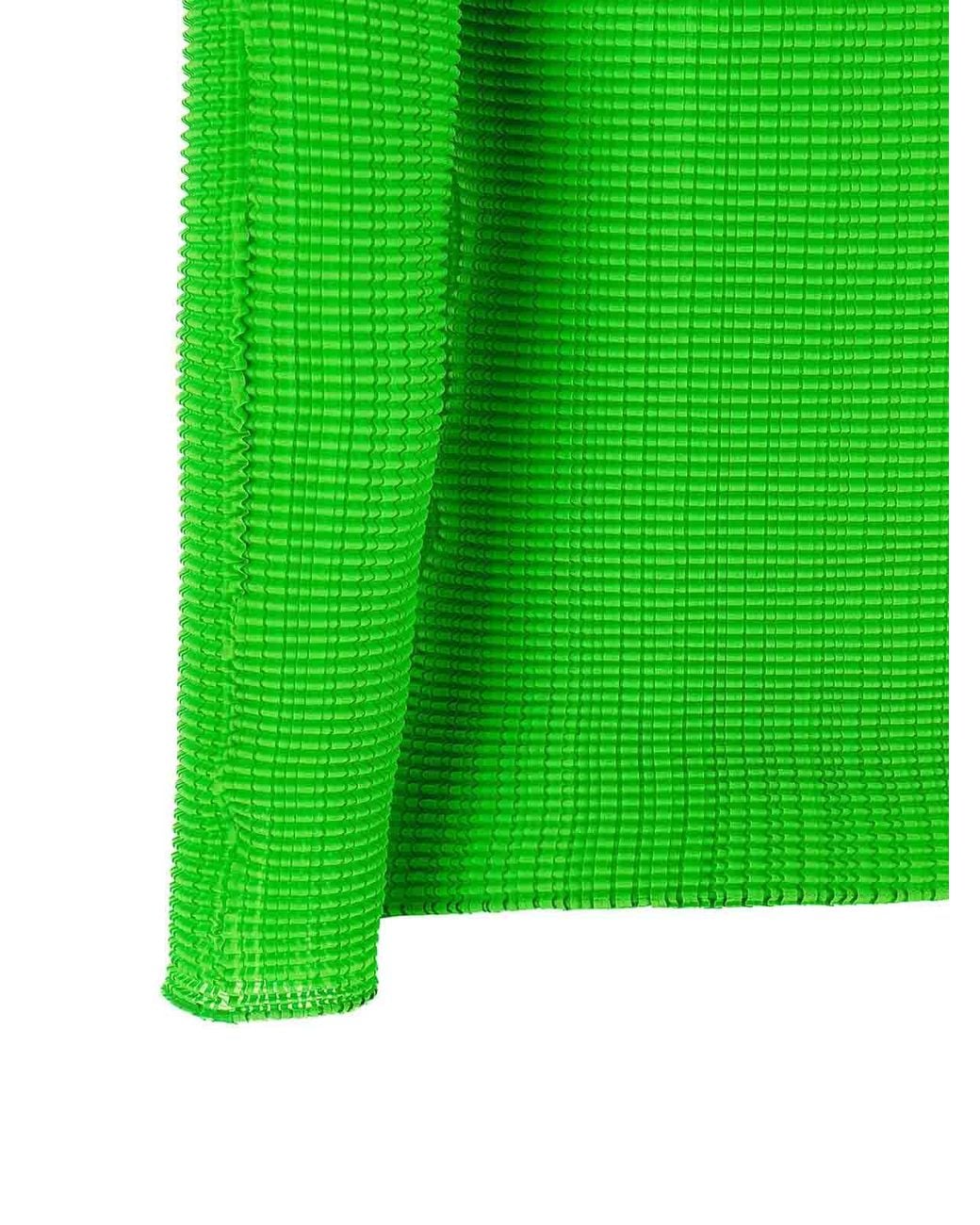 Issey Miyake Green 'Wooly Pleats-68' Blouse