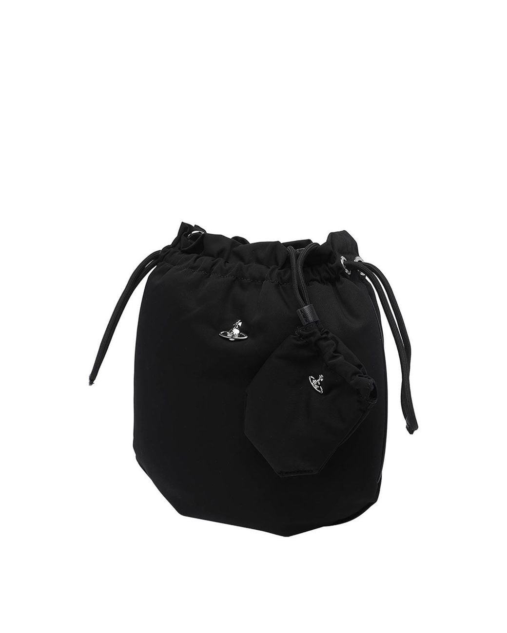 Vivienne Westwood Black Drawstring Bucket Bag