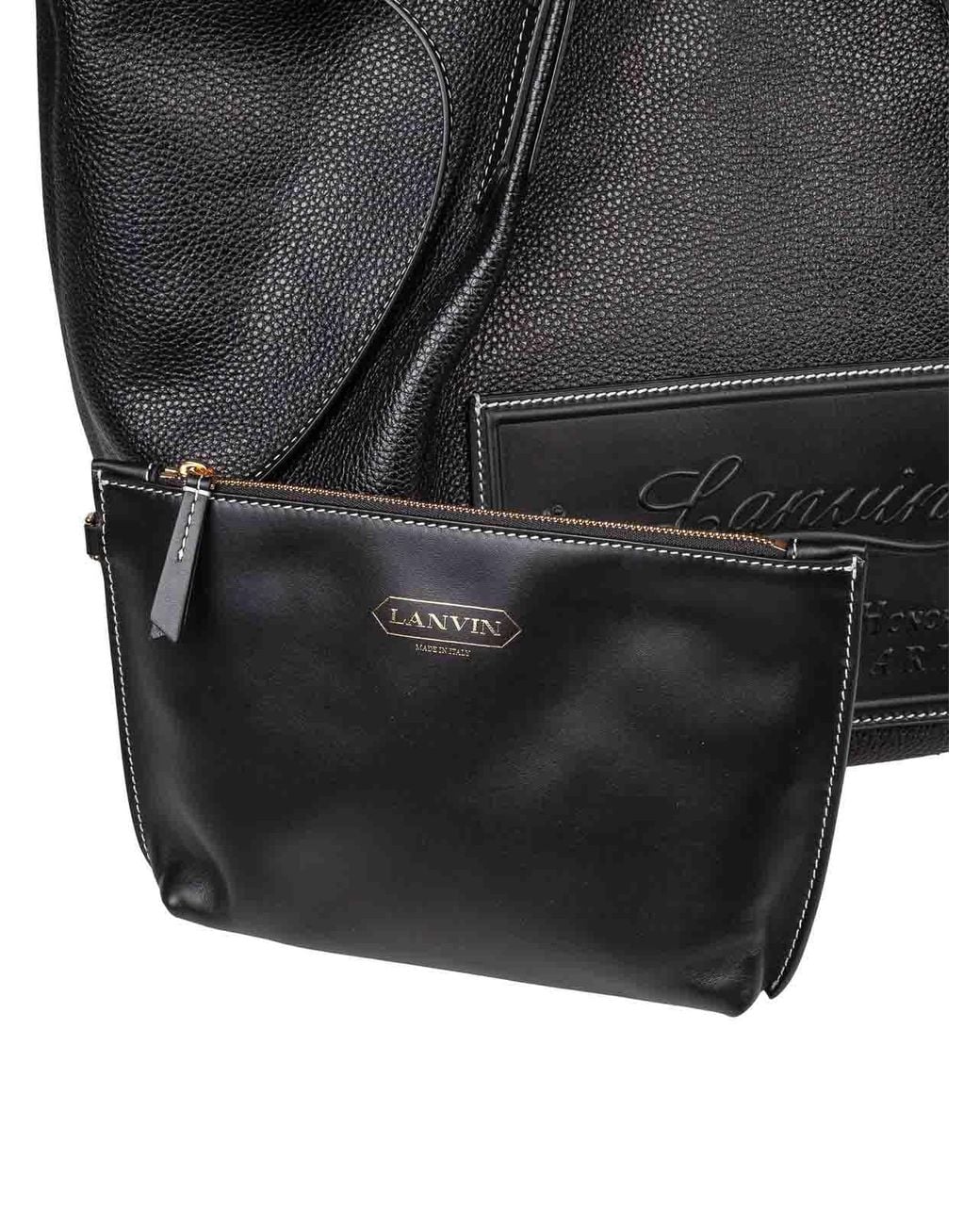 Lanvin Black Shopper