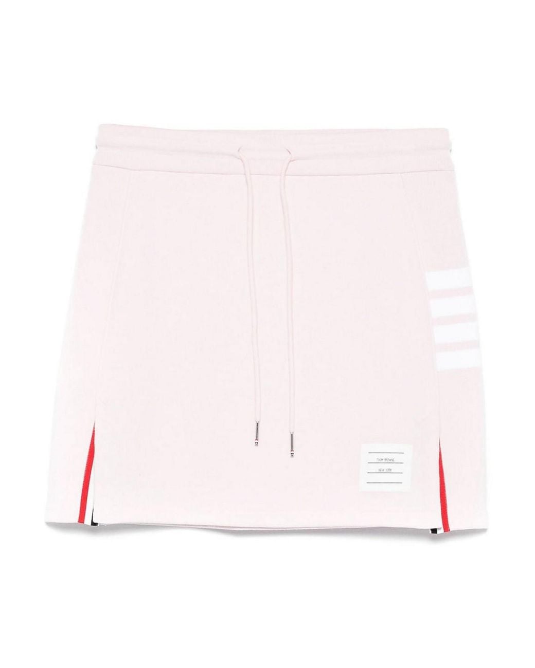 Thom Browne Pink 4Bar Cotton Mini Skirt