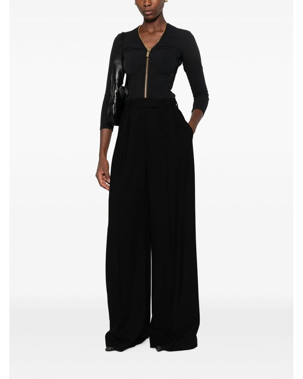 Elisabetta Franchi Black Outerwear