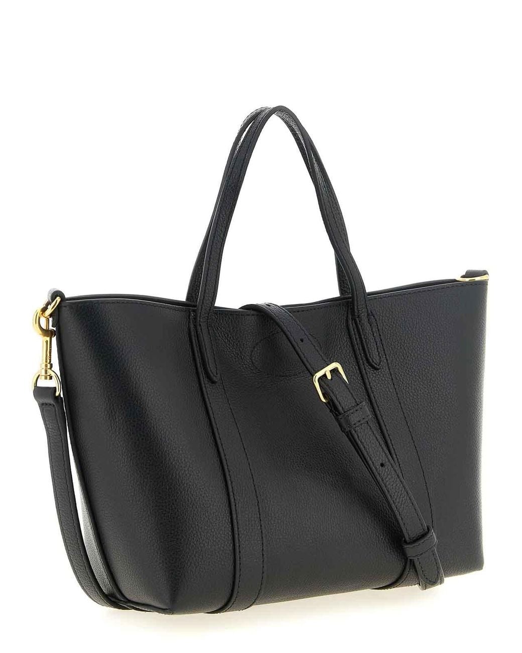 Mulberry Black Shopper