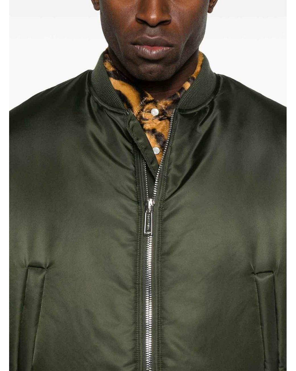 DSquared² Green Deep Bomber Jacket for men