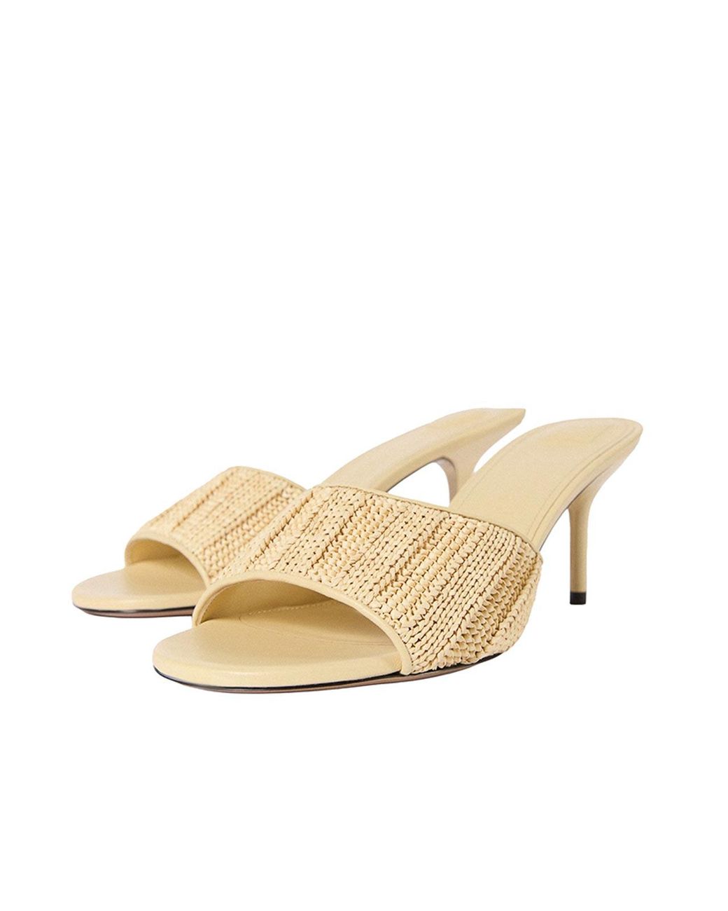 Jacquemus Natural Les Mules Cubisto