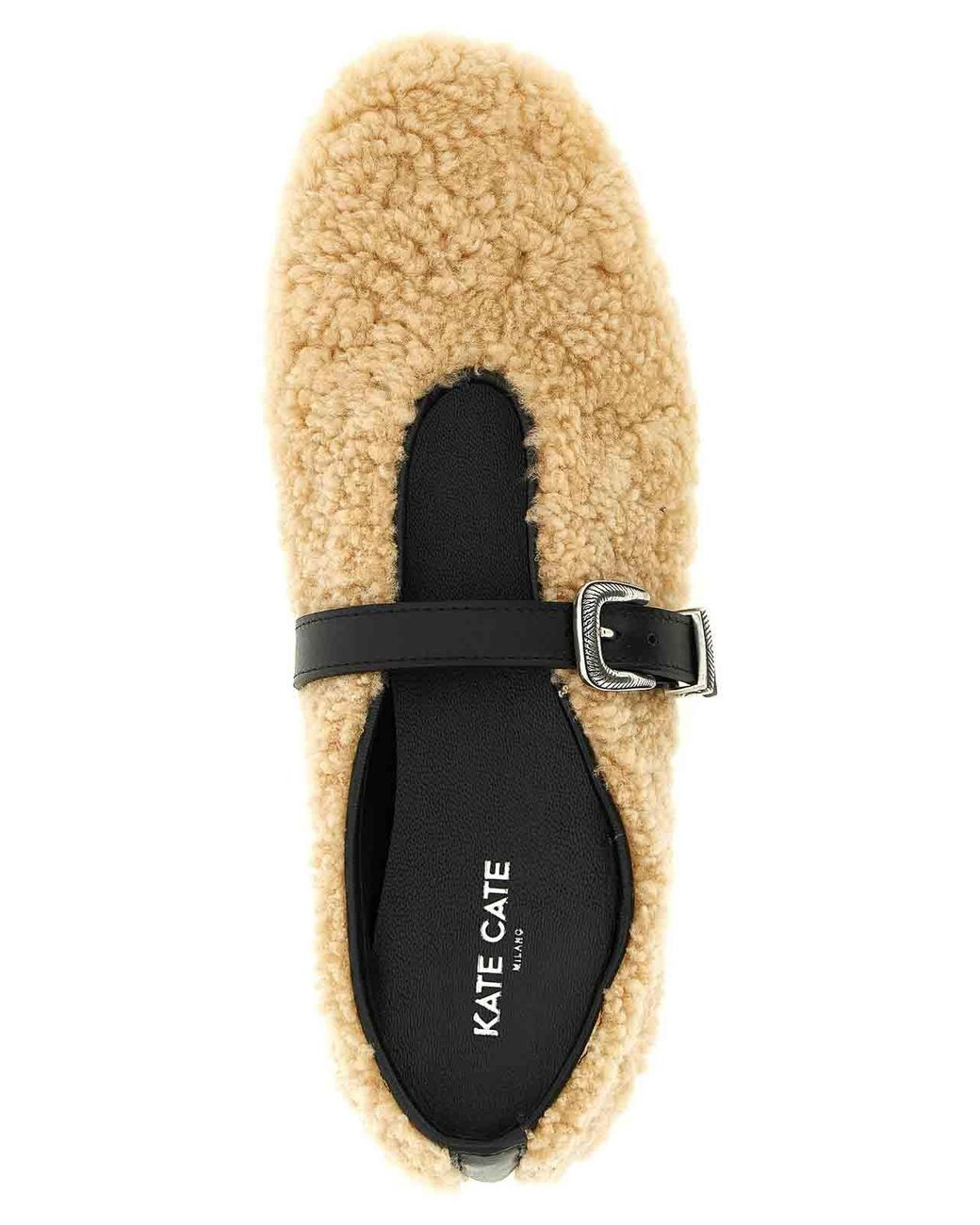 KATE CATE Natural Jude Ballet Flats