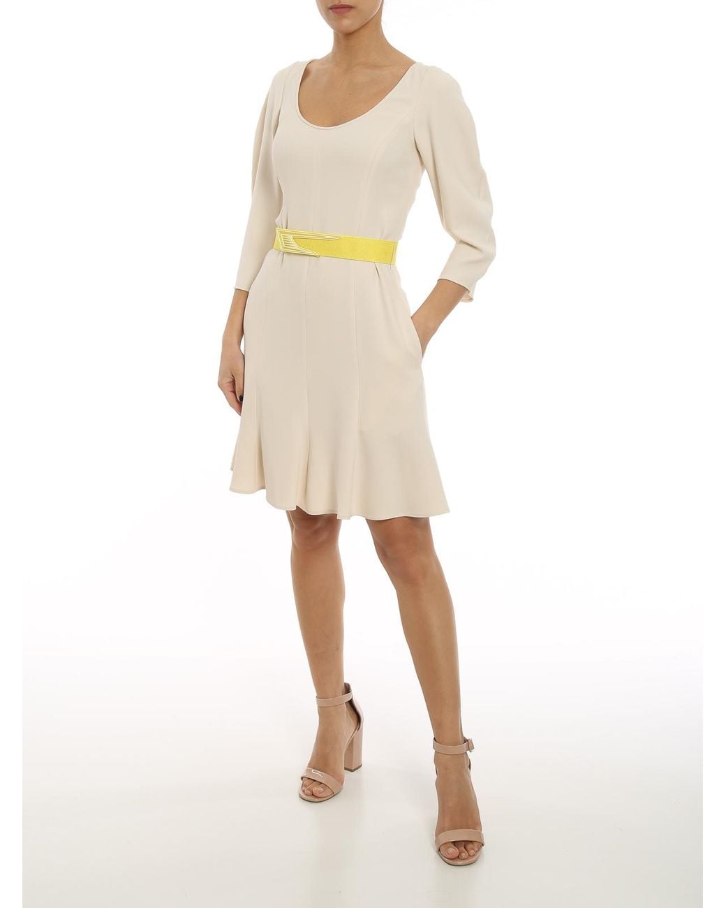 Stella McCartney Natural Crêpe Dress