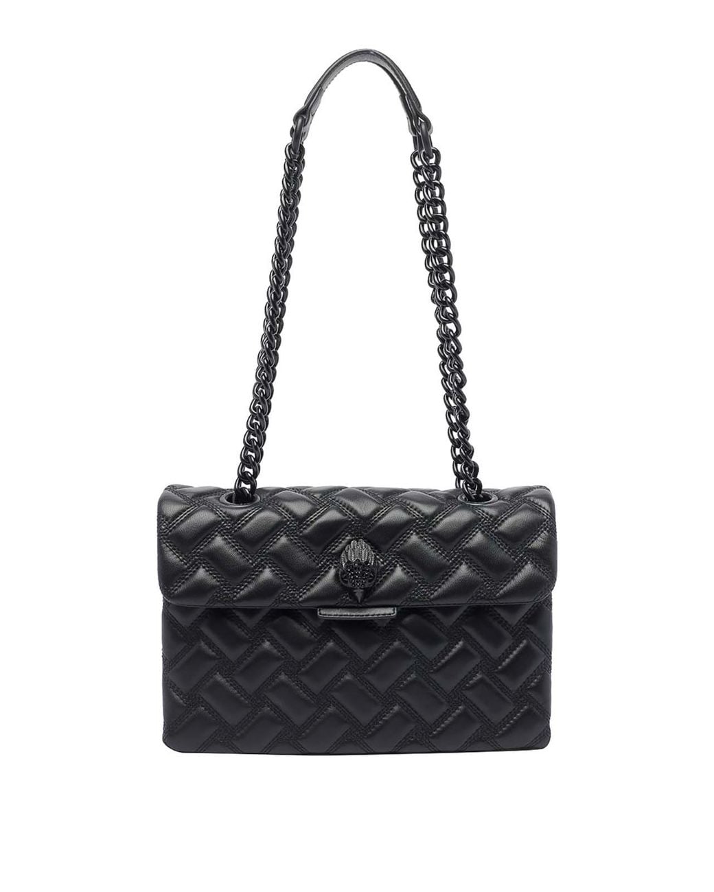 Kurt Geiger Black Kensington Crossbody Bag