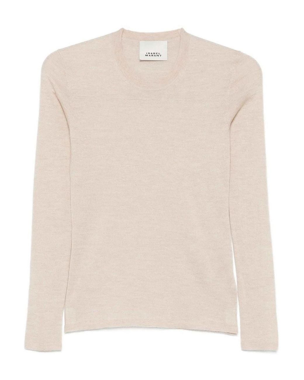 Isabel Marant Natural Ilona Crew Neck Pullover
