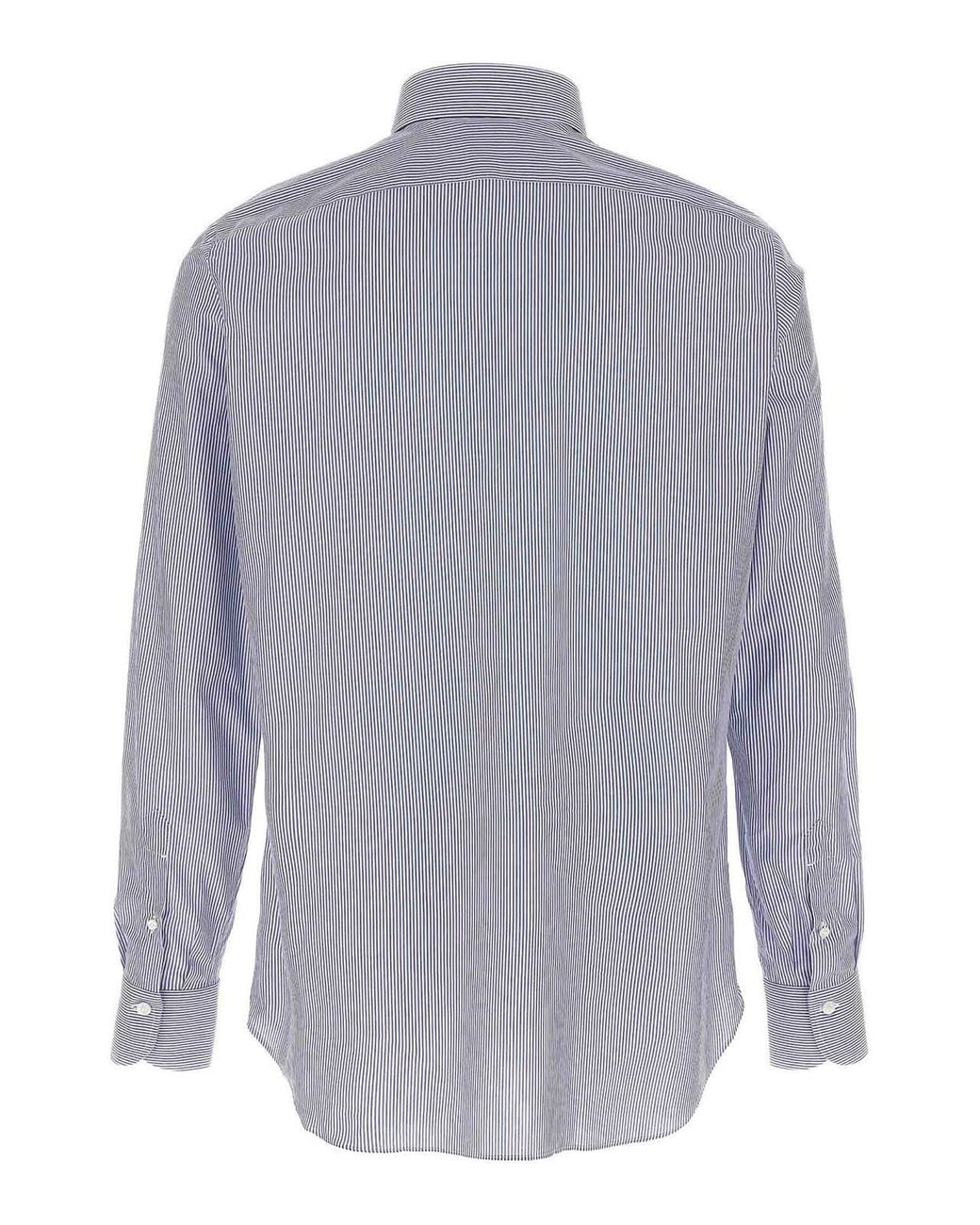 Finamore 1925 Blue Napoli Shirt for men