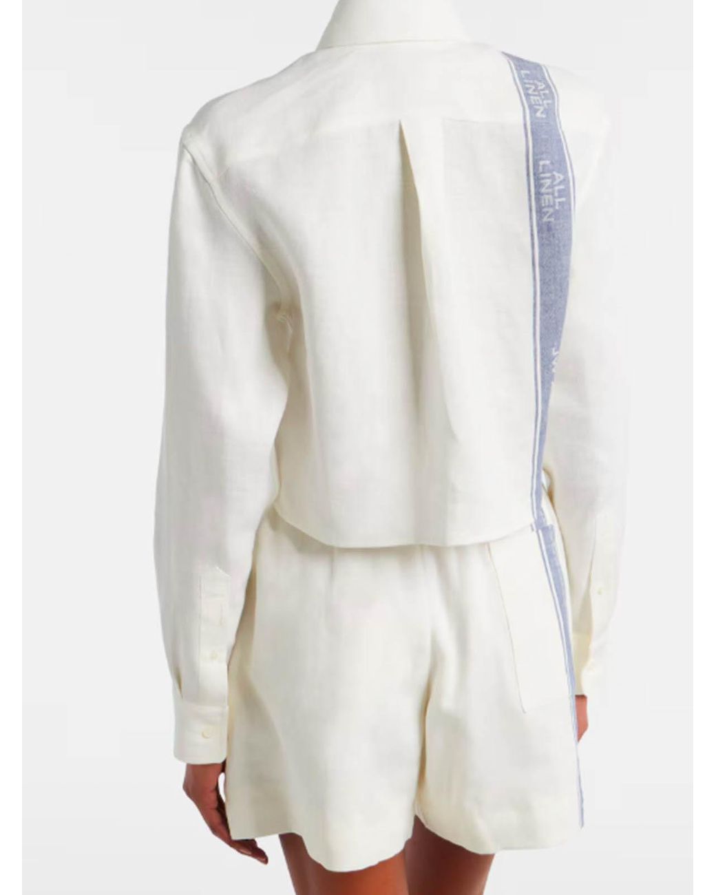 J.W. Anderson White Linen Shirt
