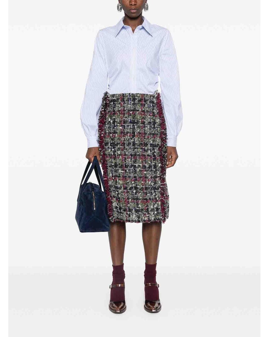 Etro Gray Skirt