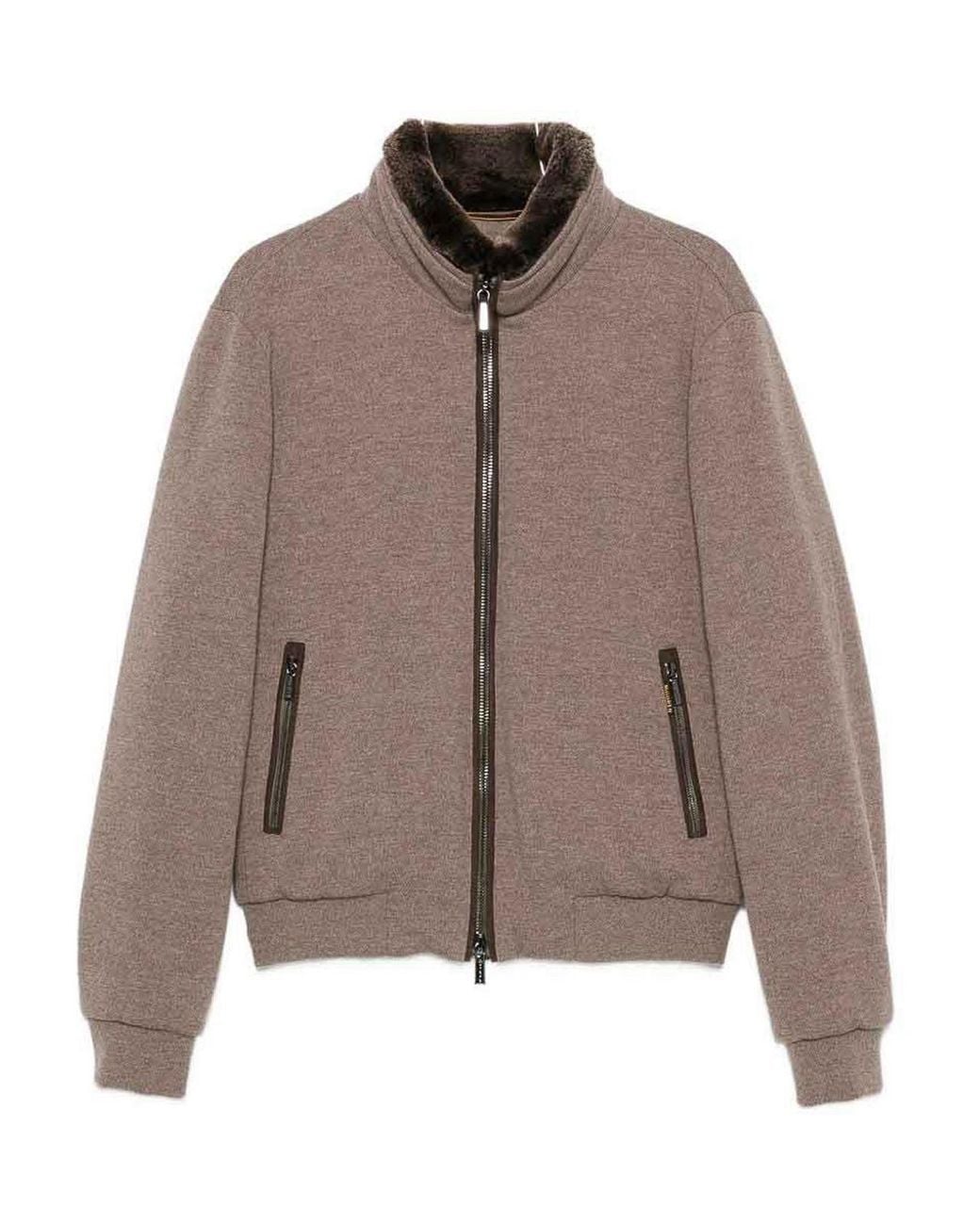 Moorer Brown Bellati Sweatshirt for men