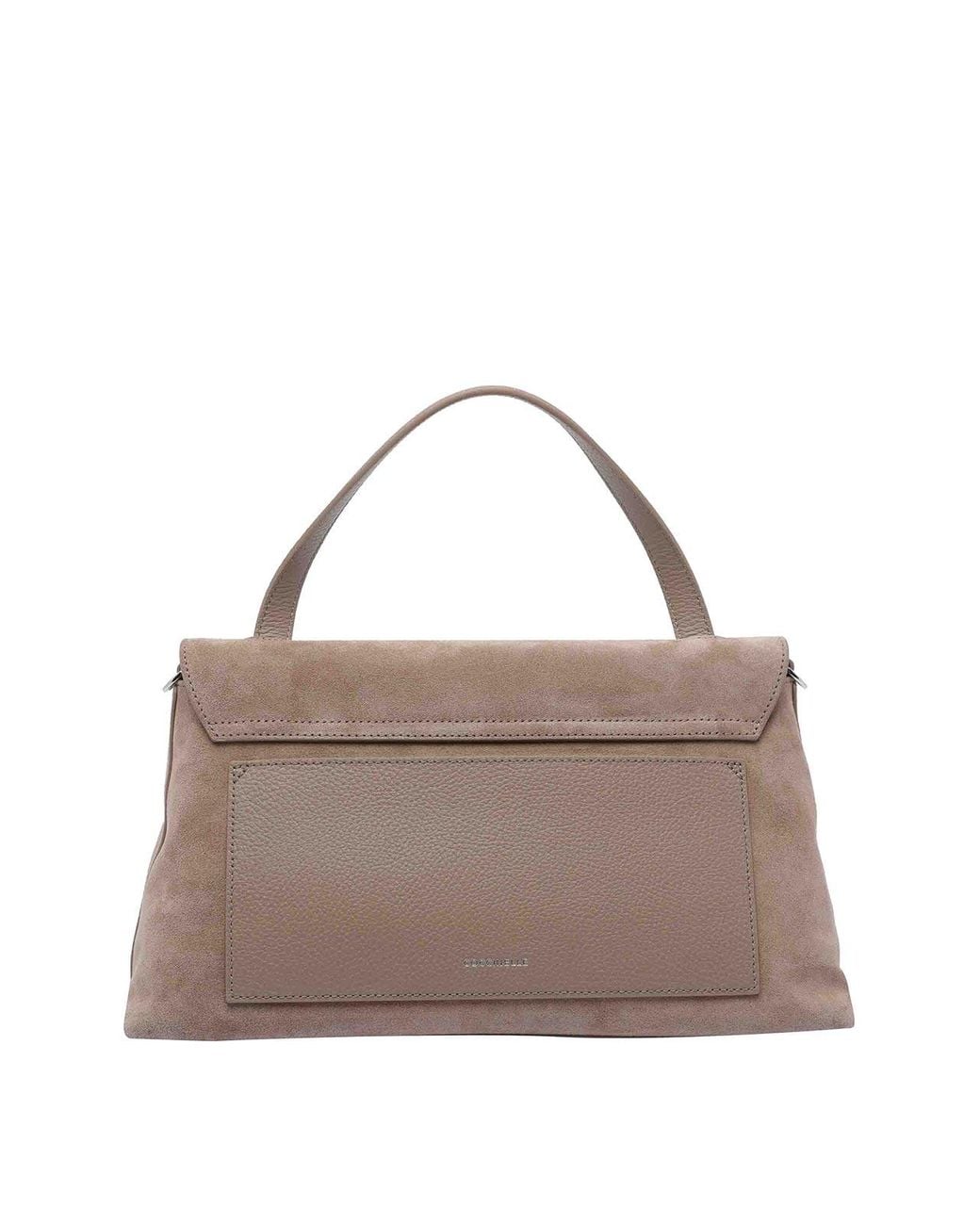 Coccinelle Natural Nikla Suede Handbag