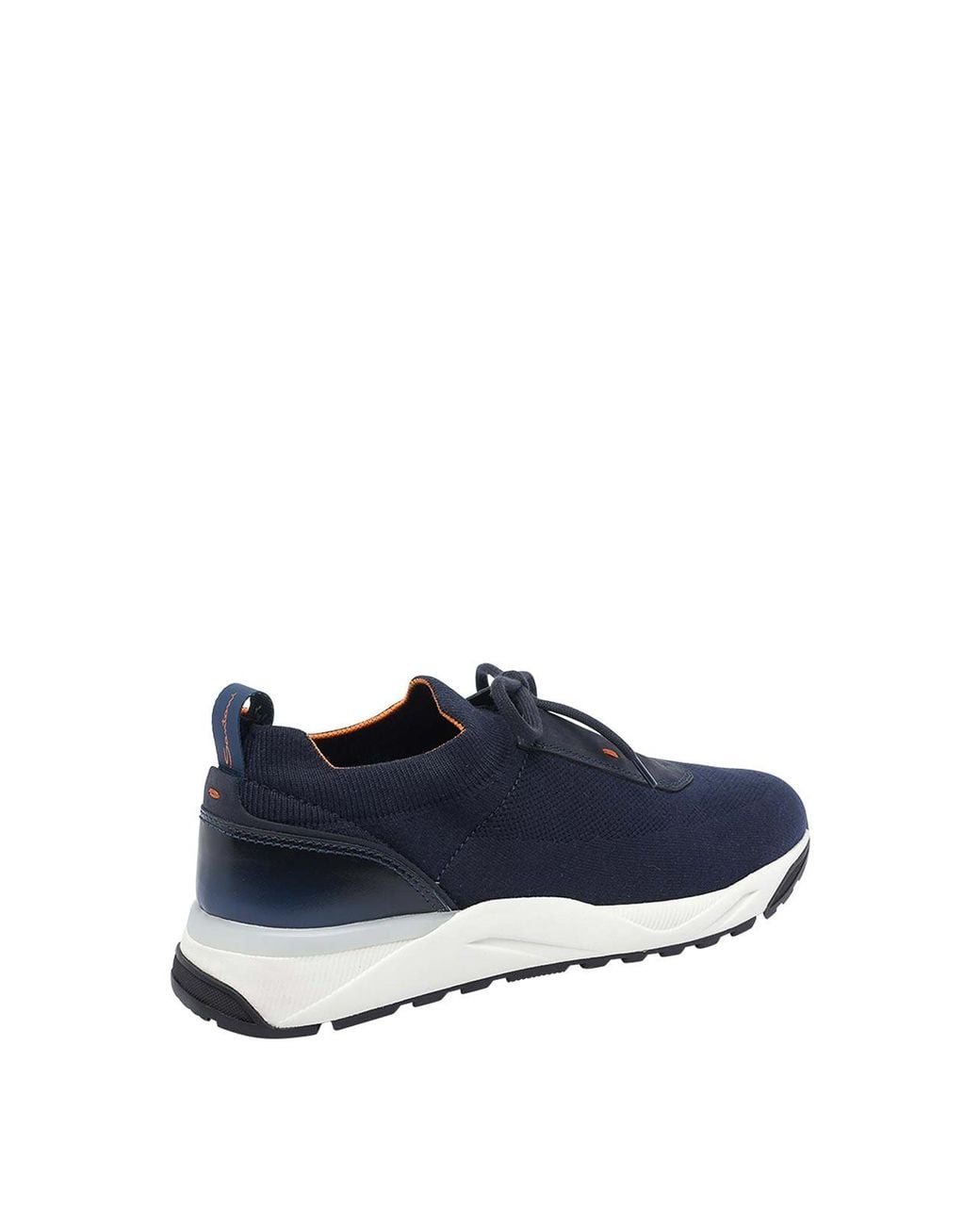 Santoni Blue Flin Sneakers for men