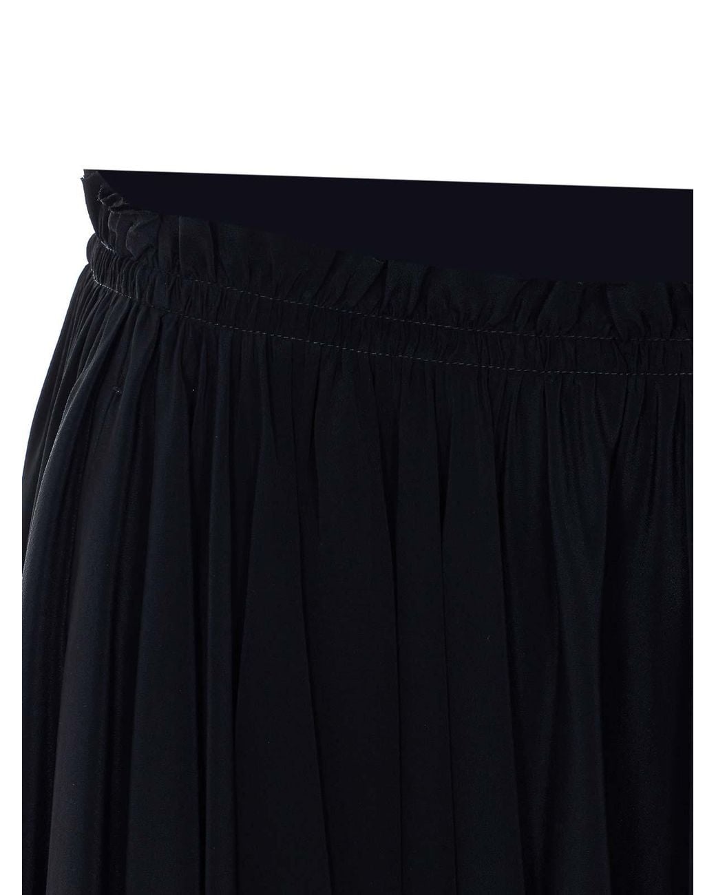 AMI Blue Midi Corolla Skirt