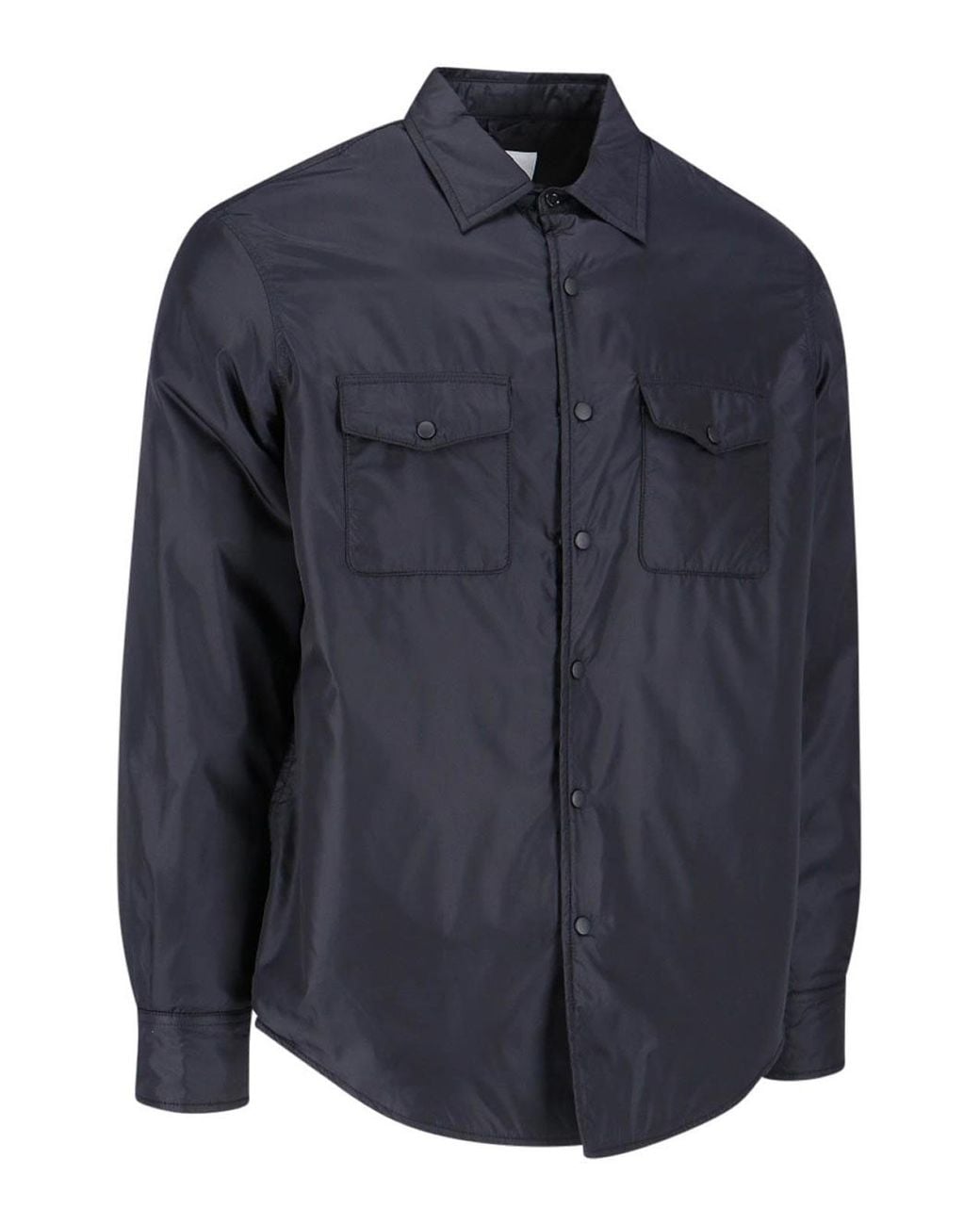Aspesi Blue Nylon Shirt Jacket for men