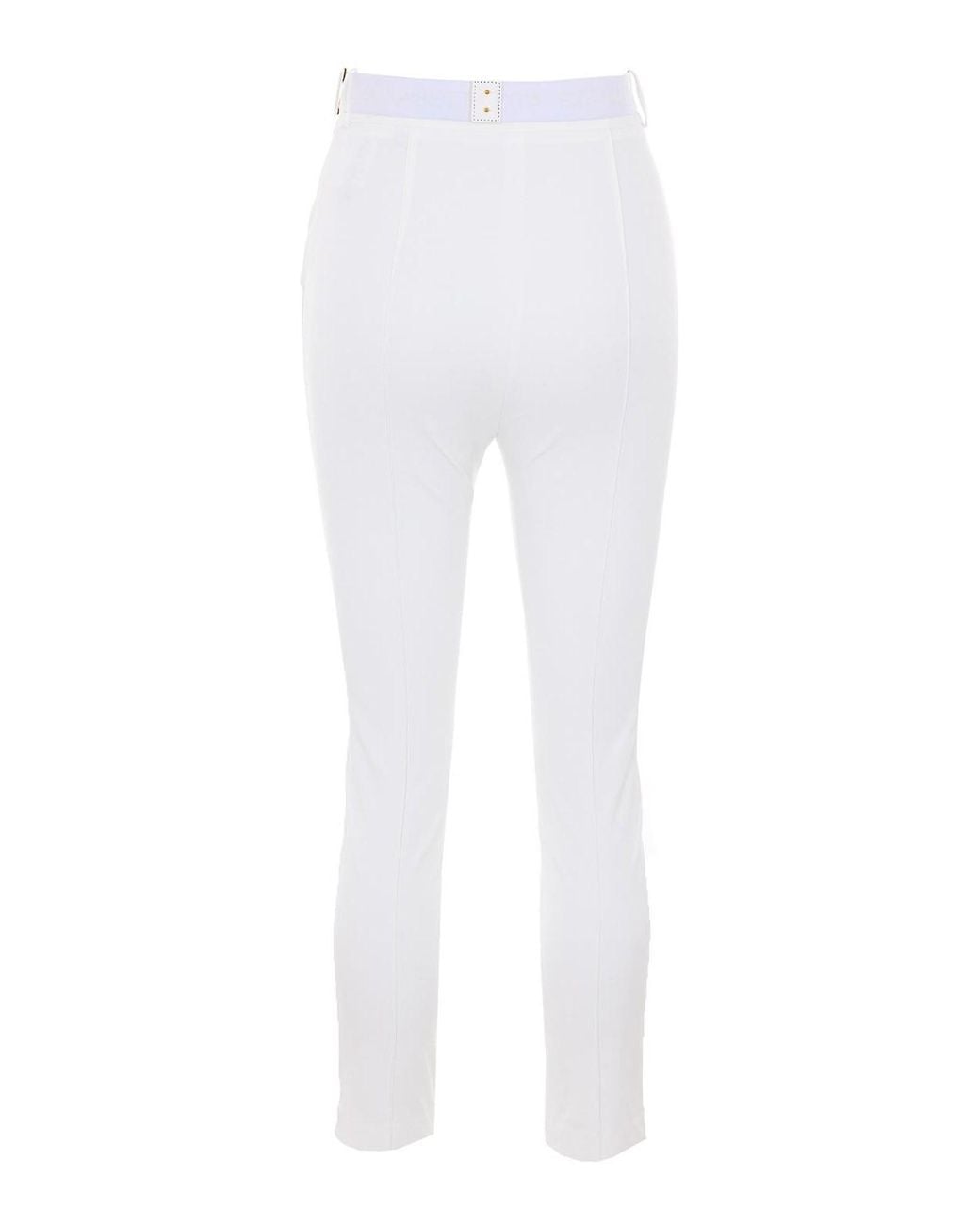 Elisabetta Franchi White Trousers