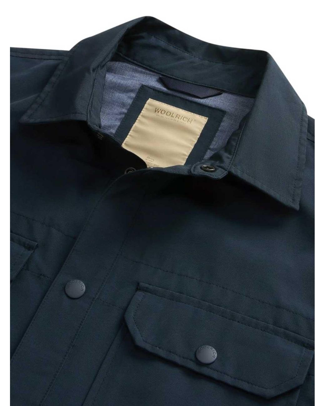 Woolrich Blue Overshirt for men