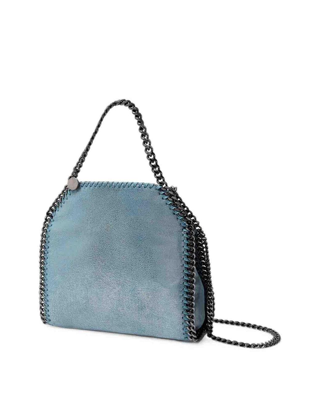 Stella McCartney Blue Falabella Mini Handbag