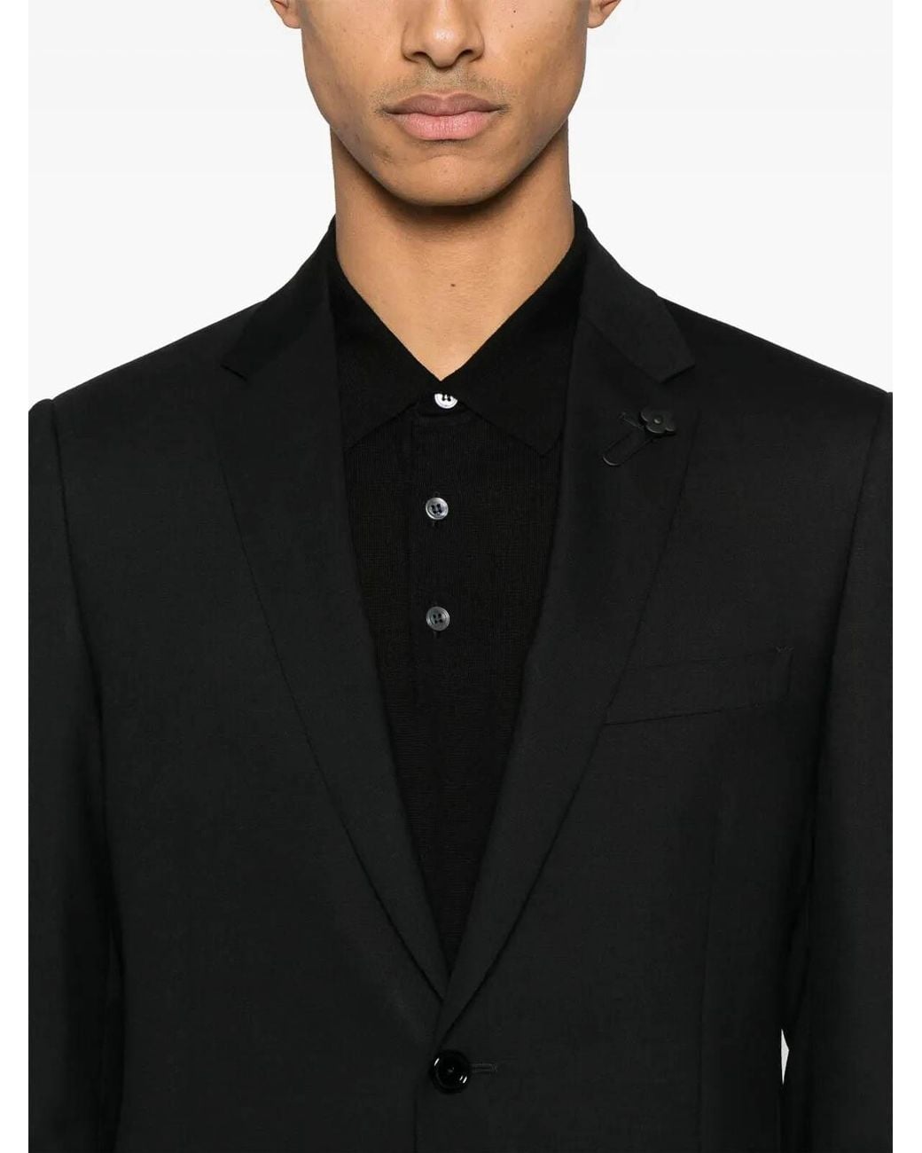 Lardini Black Soiree Slim Fit Dress for men
