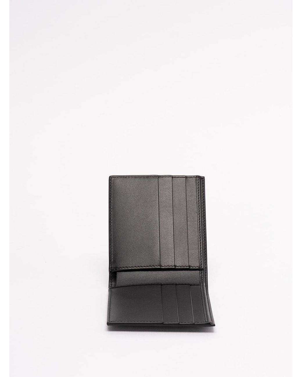 Dolce & Gabbana Black Bi-Fold Wallet With Raised Logo for men