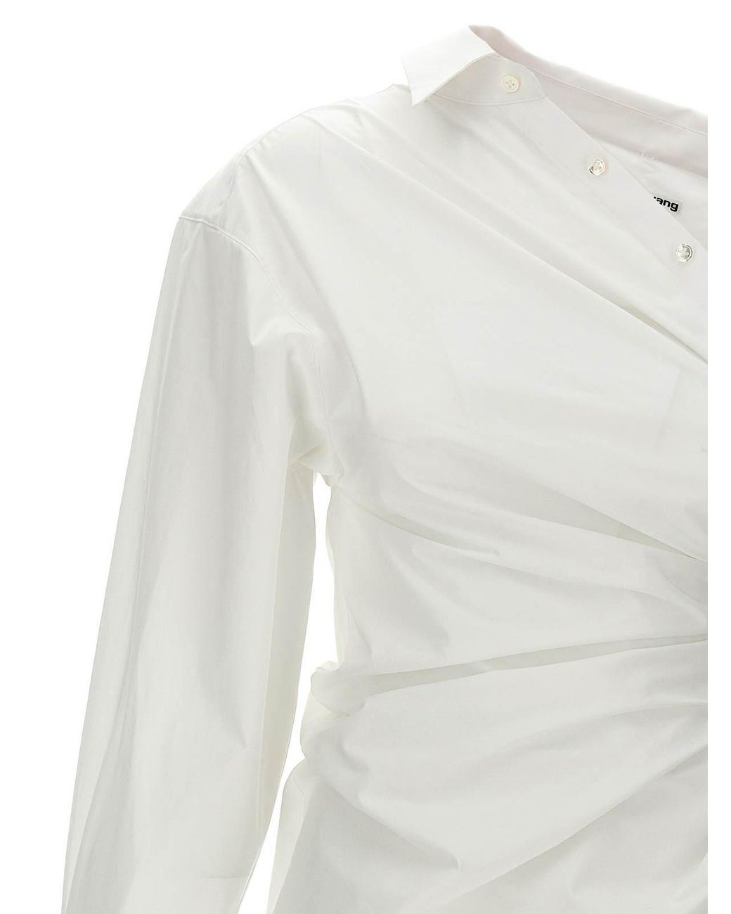 Alexander Wang White Asymmetrical Shirt Dress