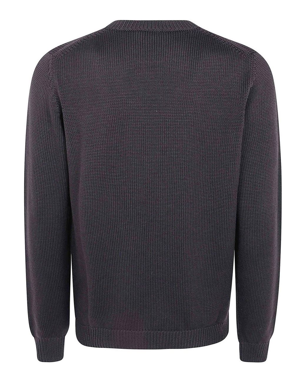 Nuur Blue Long Sleeves Round Neck Sweater for men
