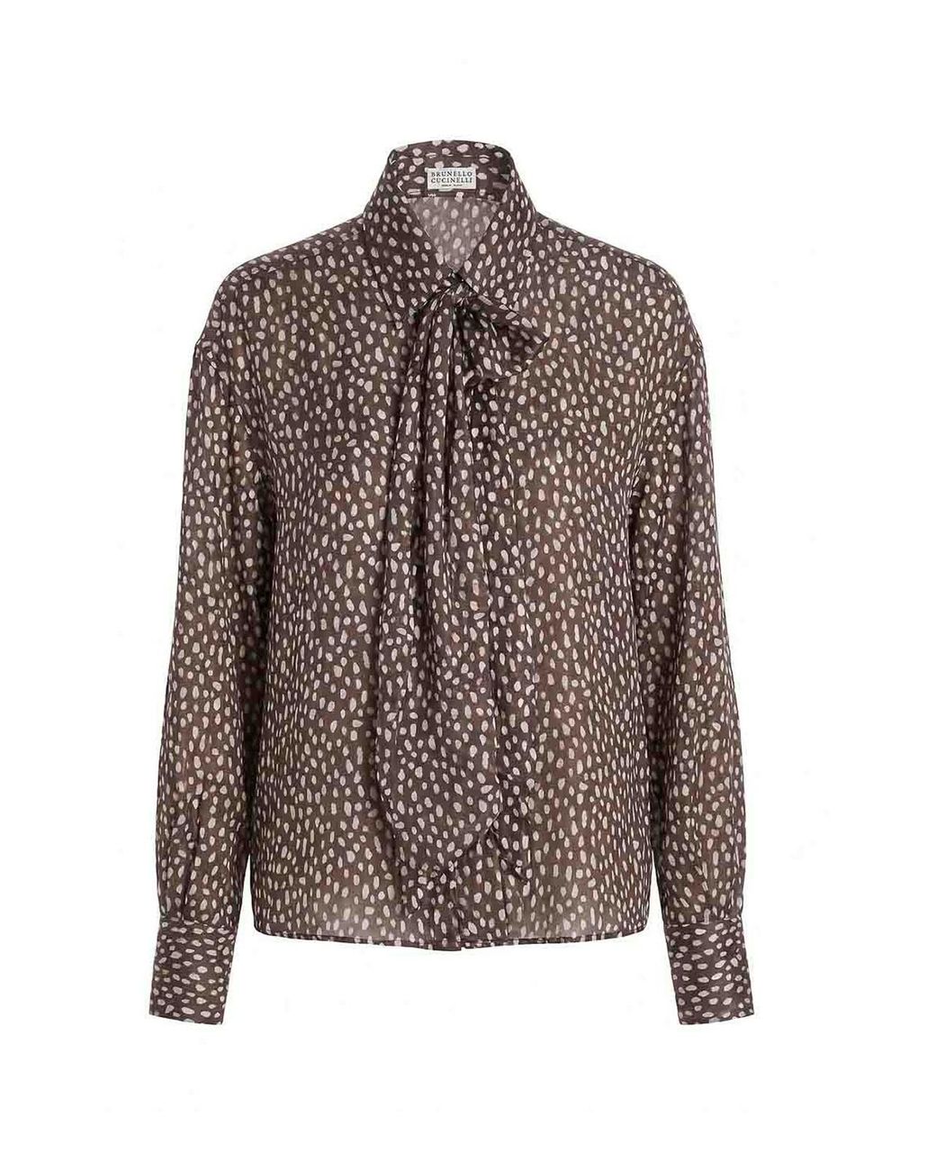 Brunello Cucinelli Brown Shirt