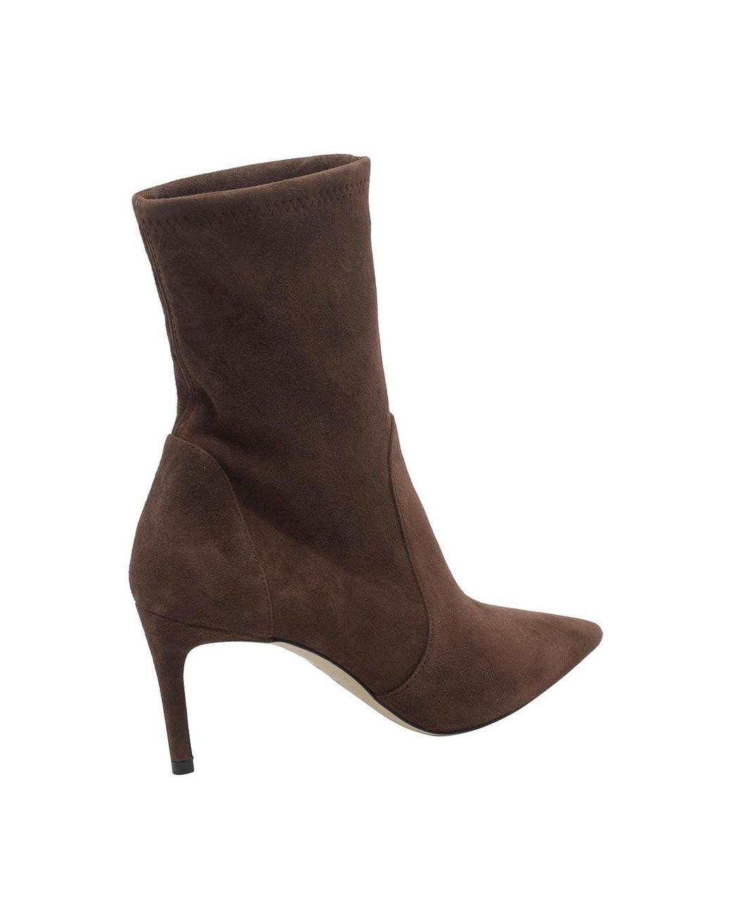 Stuart Weitzman Brown Stuart Pump Booties