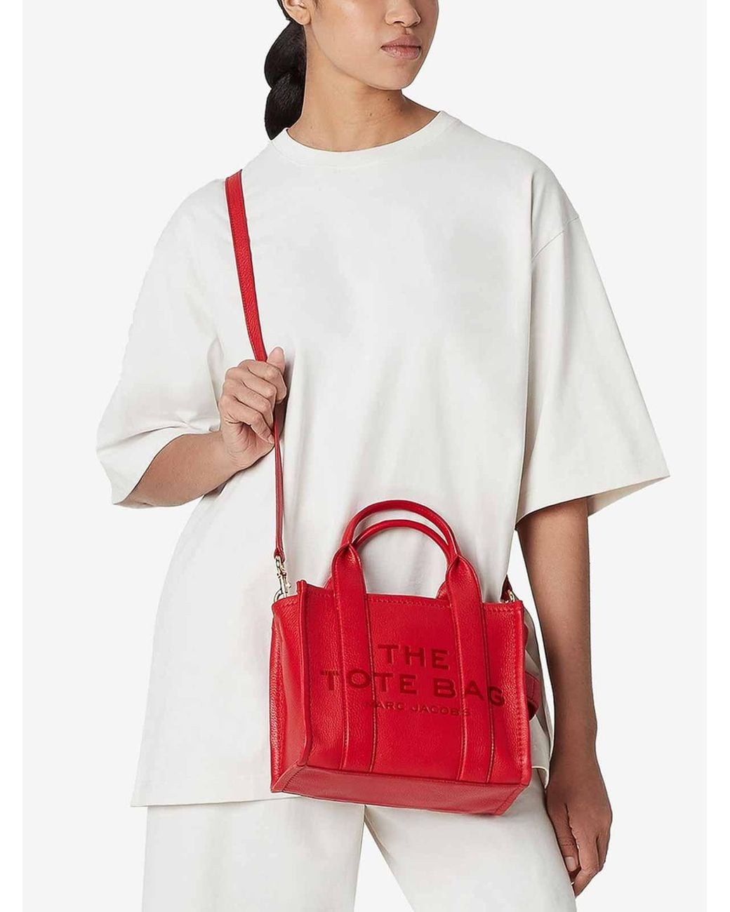 Borsa Shopper di Marc Jacobs in Red