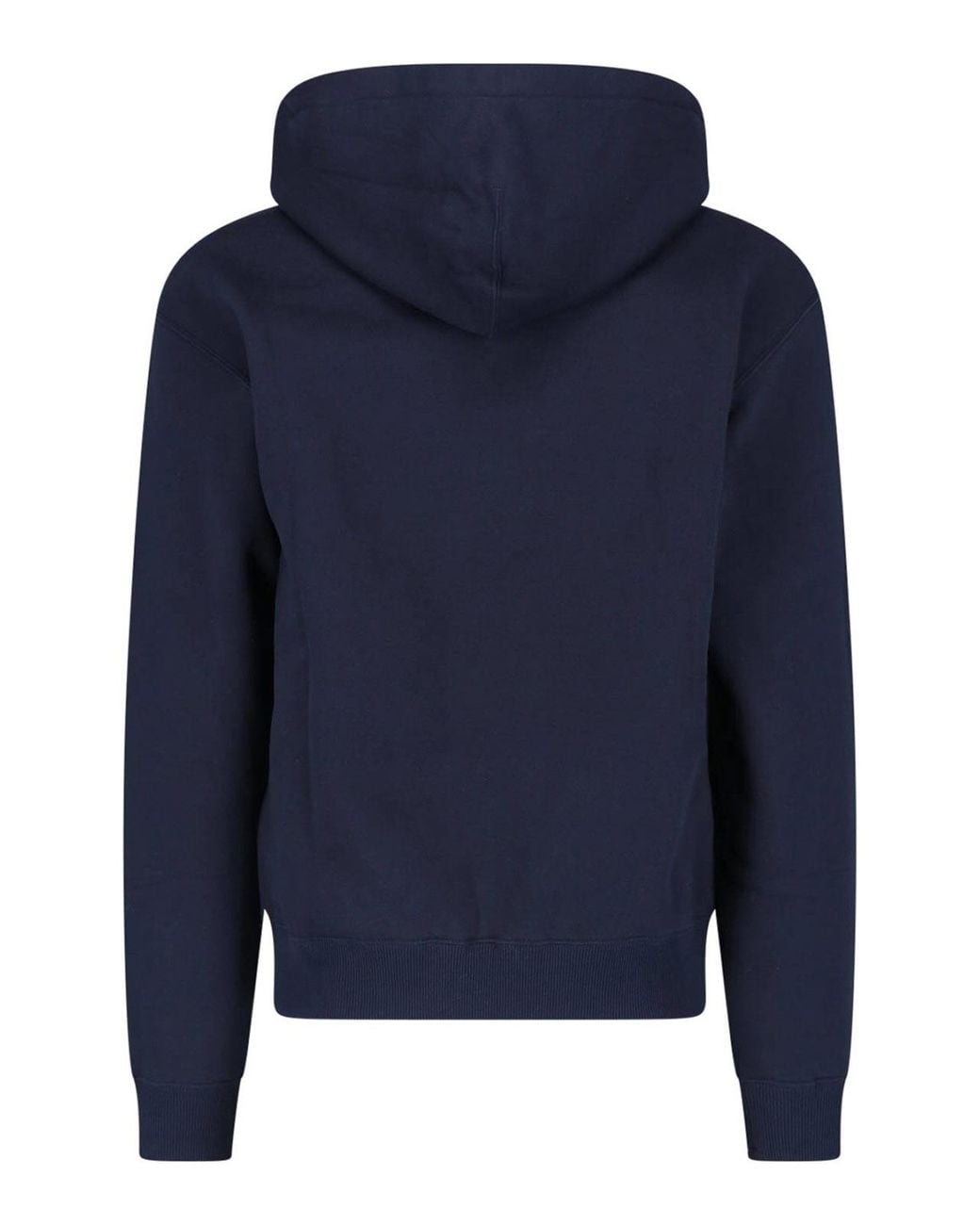 Jil Sander Blue Cotton Hoodie for men