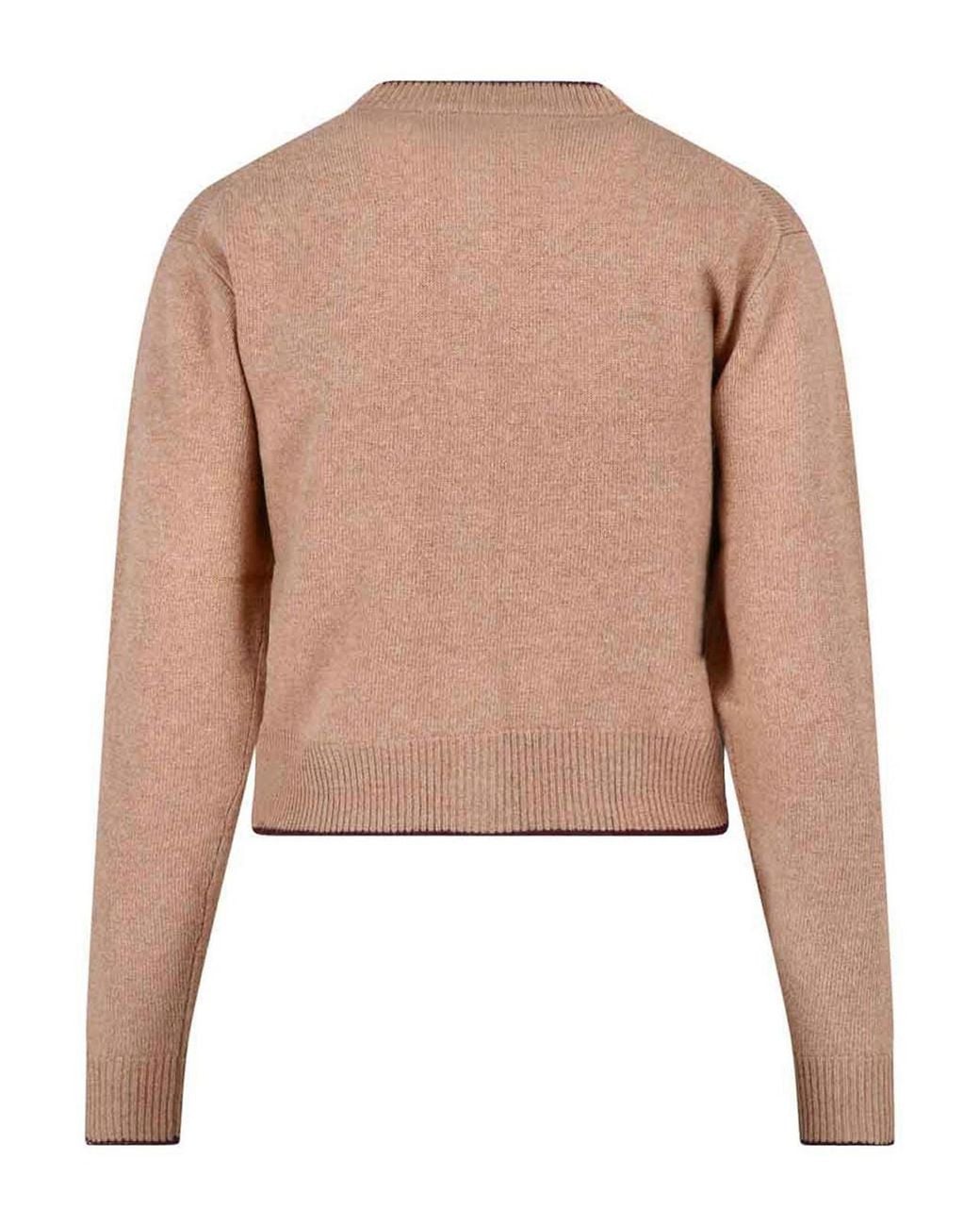 Chloé Natural Wool And Cashmere Cardigan